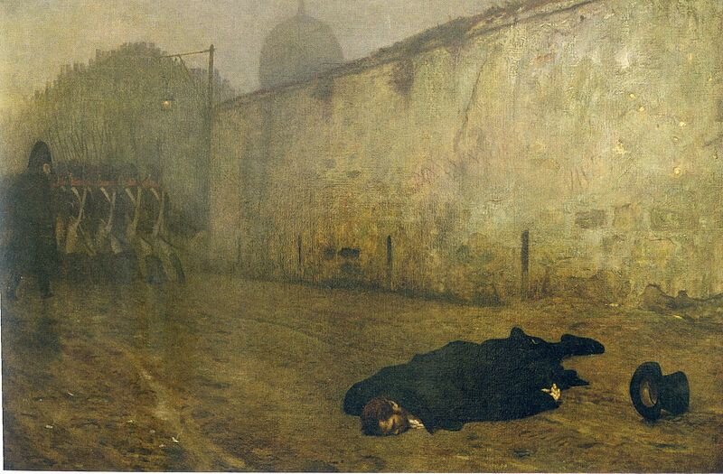 Жан-Леон Жером. «Казнь маршала Нея»( жертва "белого" террора)