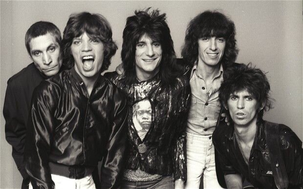 на фото группа The Rolling Stones