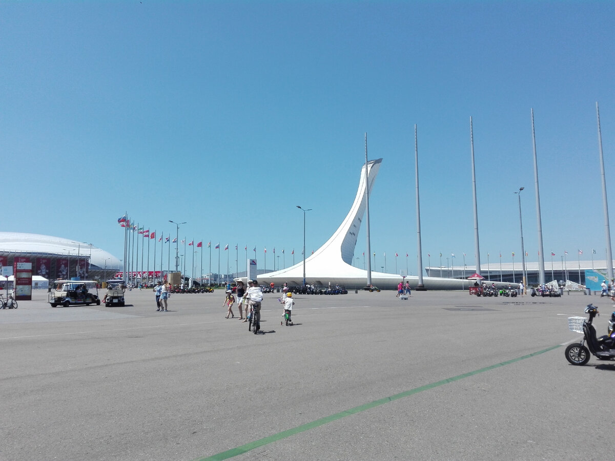 Олимпийский стадион. Факел.