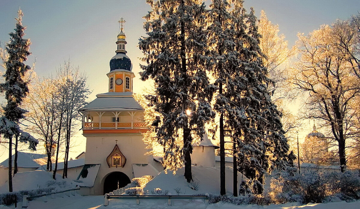 зима в пушкинских горах