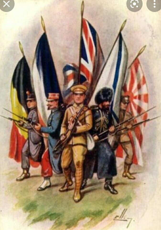 Как и более 100 лет назад все " цивилизованные" хотят нашей смерти! Картинка из интернета.