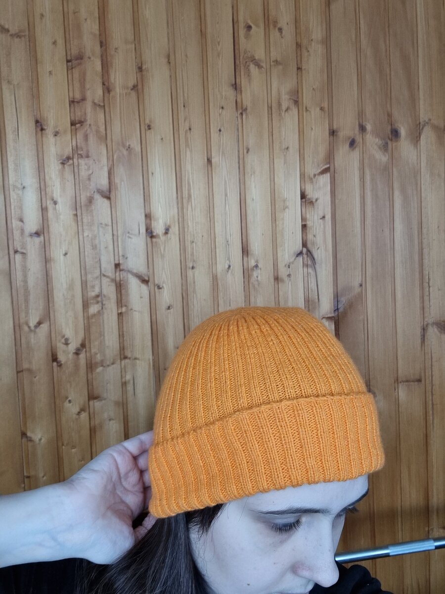 Вид сбоку. Да, у нас с сыном одинаковый размер головы.