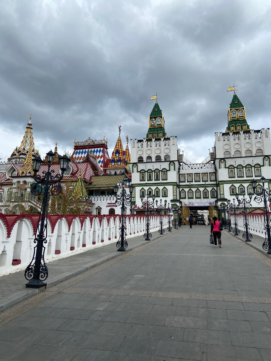 измайловский кремль в москве зимой