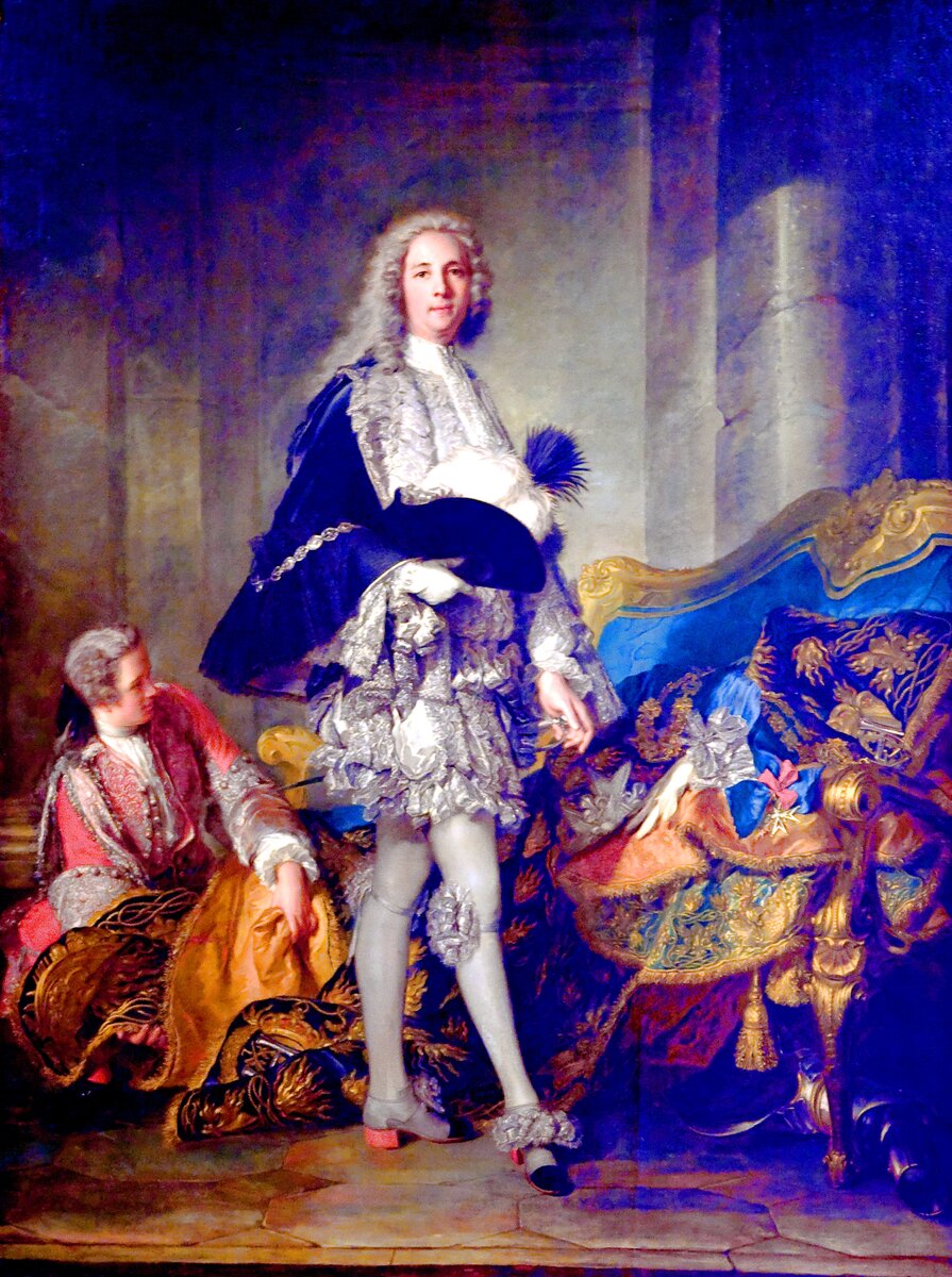 Портрет герцога Ришелье, маршала Франции. 1732 г. Художник Жан-Марк Натье (1685–1766). Художественный музей, Лиссабон, Португалия. Из открытых источников