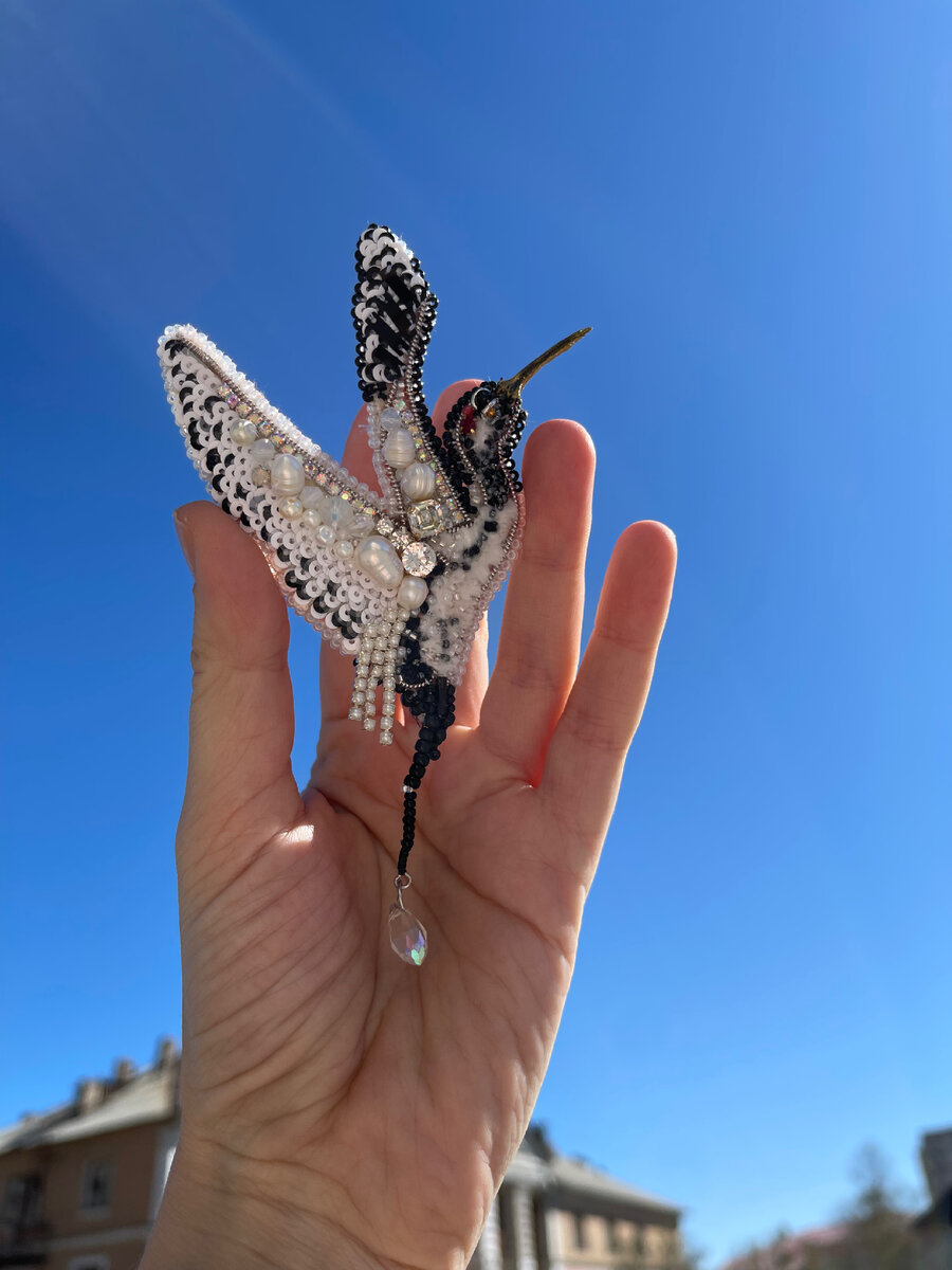 Брошь моей работы