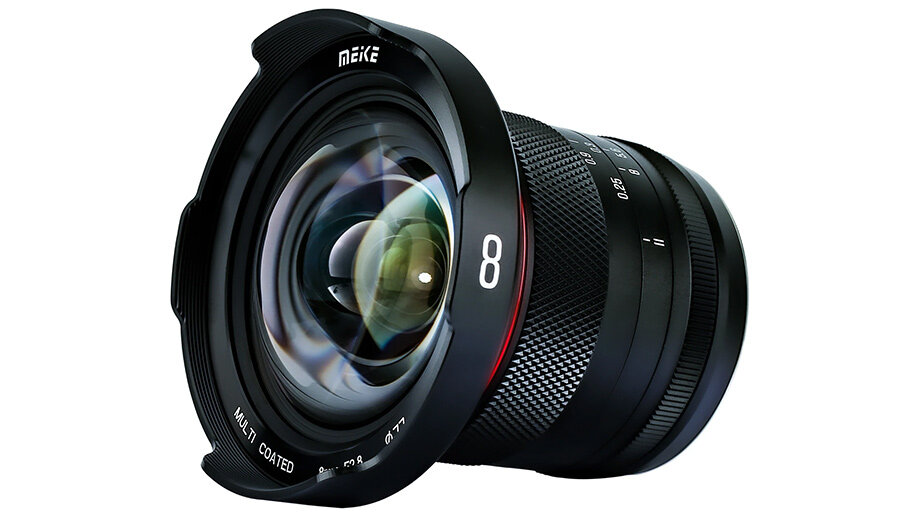 Meike 8mm F2.8 для MFT