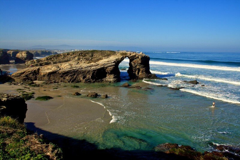 Playa de las catedrales donde esta