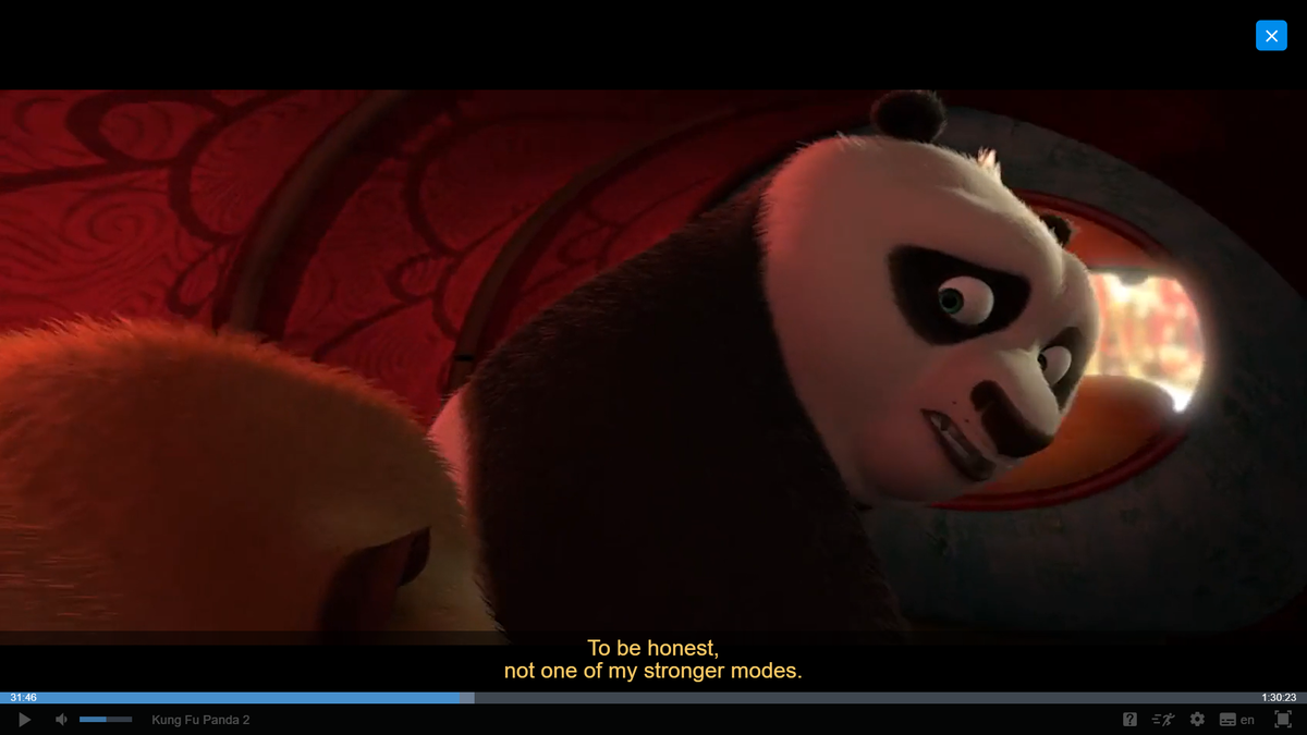 Kung Fu Panda 2 - to be honest