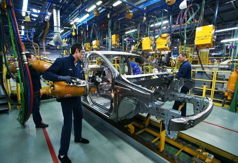 Сборочная линия АвтоВАЗа (иллюстрация из открытых источников)