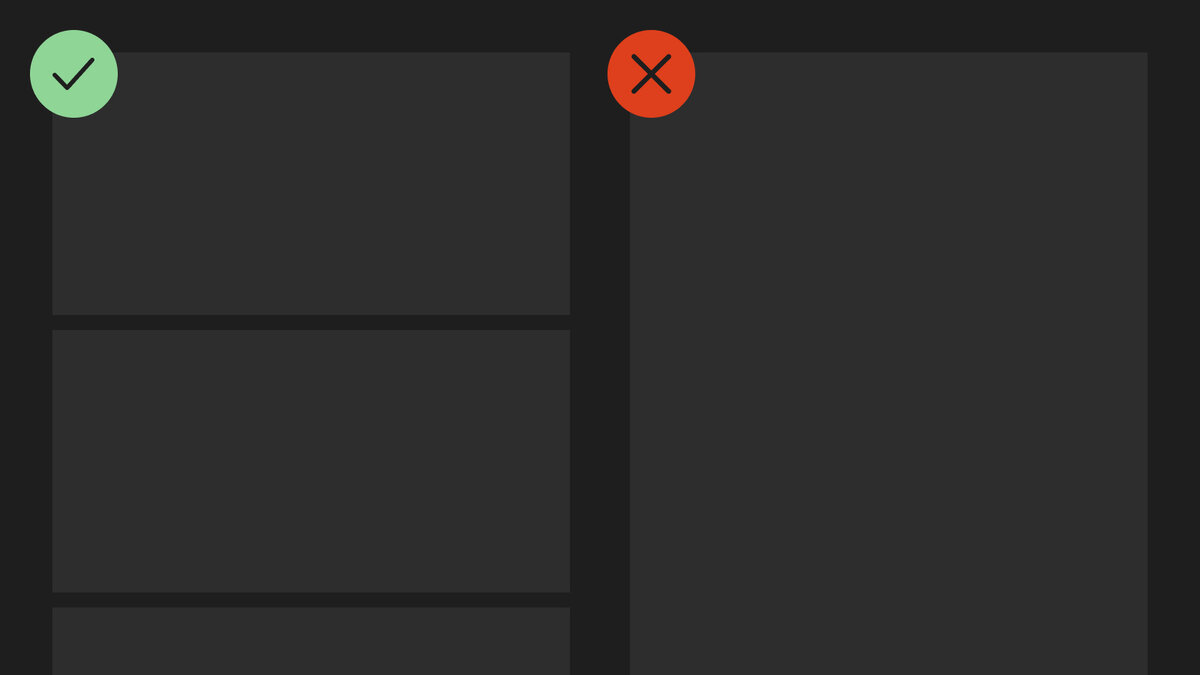 Делим кейс на блоки