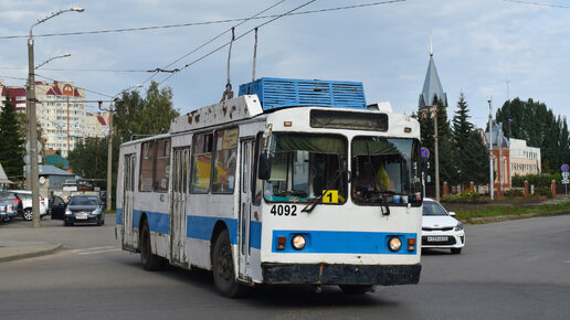 Троллейбус ЗиУ-682 КВР БТРМ-4092. Покатушки по Барнаулу.