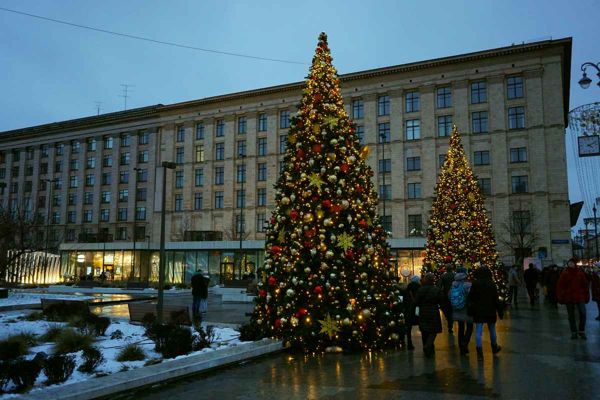 Москва праздничная. Триумфальная площадь