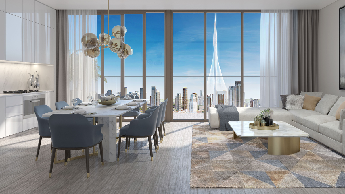 Интерьер апартаментов в Palace Residences (opr.ae)