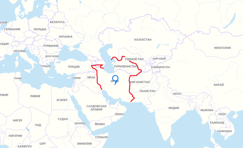 Евразия,Иран,Туркменистан