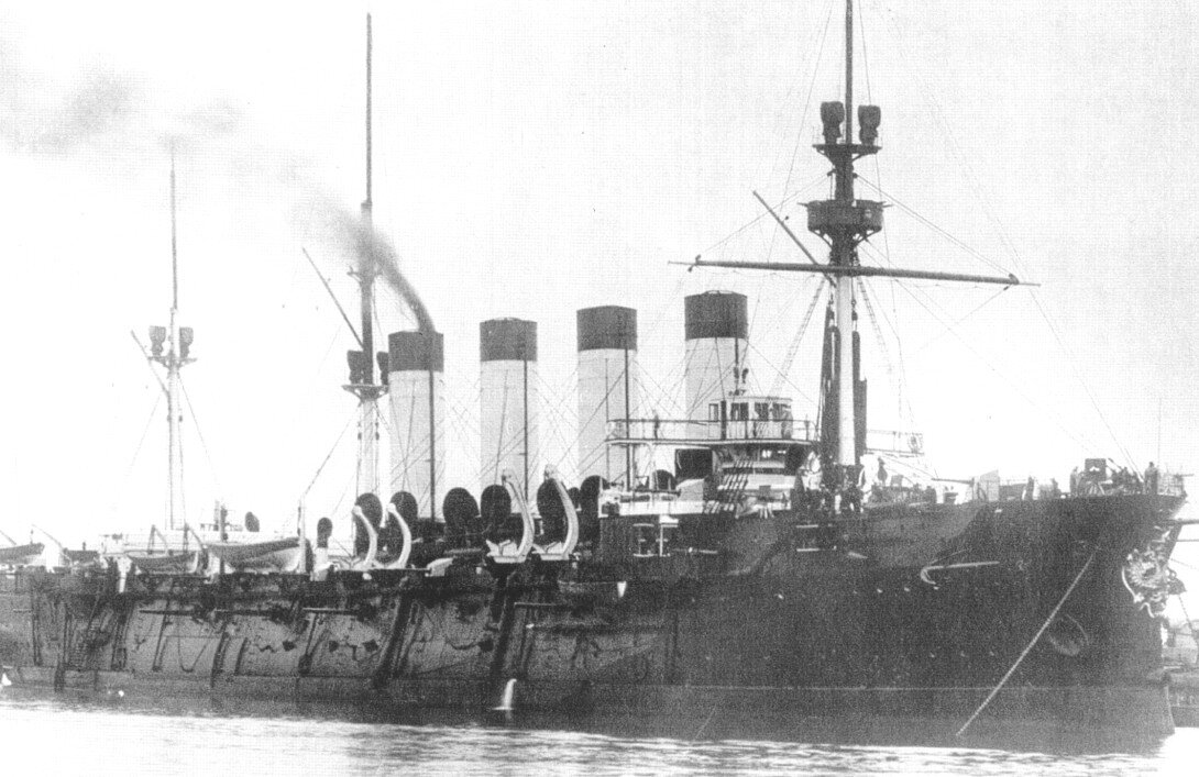 Броненосный крейсер "Россия", 1897 года постройки.