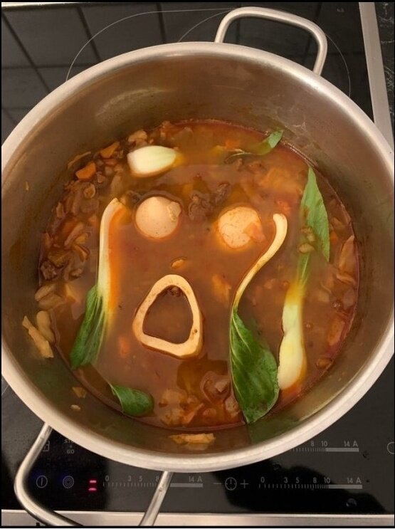 1. Суп ужаса..) 