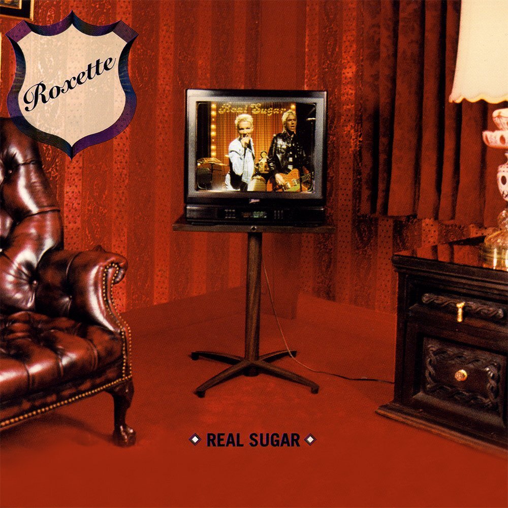 Обложка сингла "Real Sugar" шведского поп-рок-дуэта Roxette