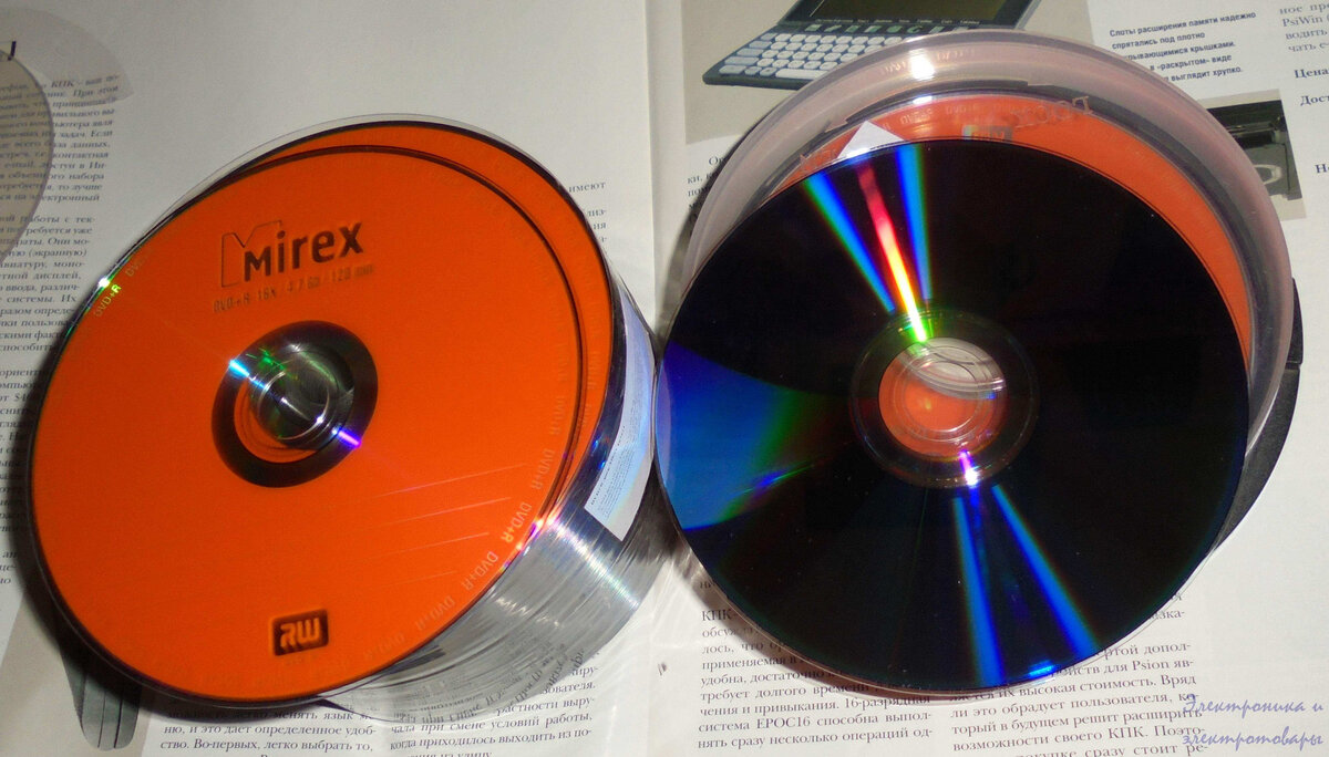 Записываемые диски Mirex DVD+R | Электроника и электротовары | Дзен