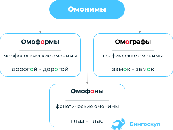 Что такое омонимия и пути возникновения омонимов в языке | BingoSchool |  Дзен