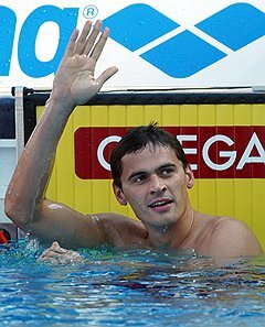 Александр Попов Атланта 1996 две золотых медали 50 и 100 м в/с