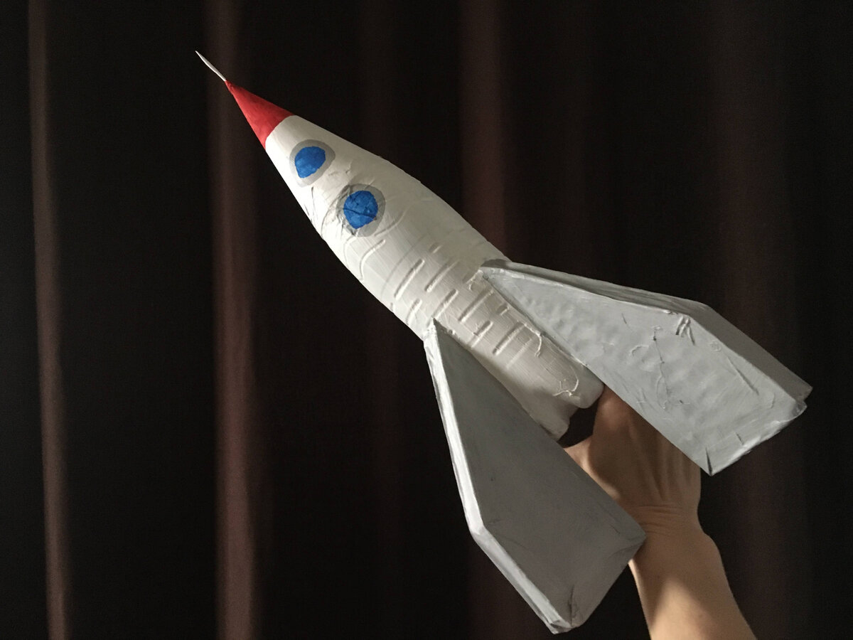 Ракета из бумаги и картона: как сделать своими руками