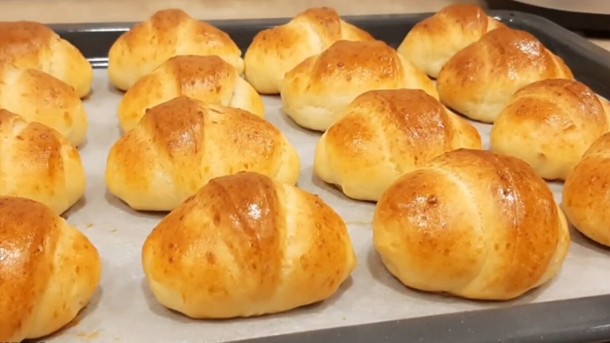 Булочки из творога с начинкой