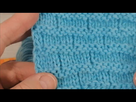 Изнаночная сторона узора (мой образец узора)