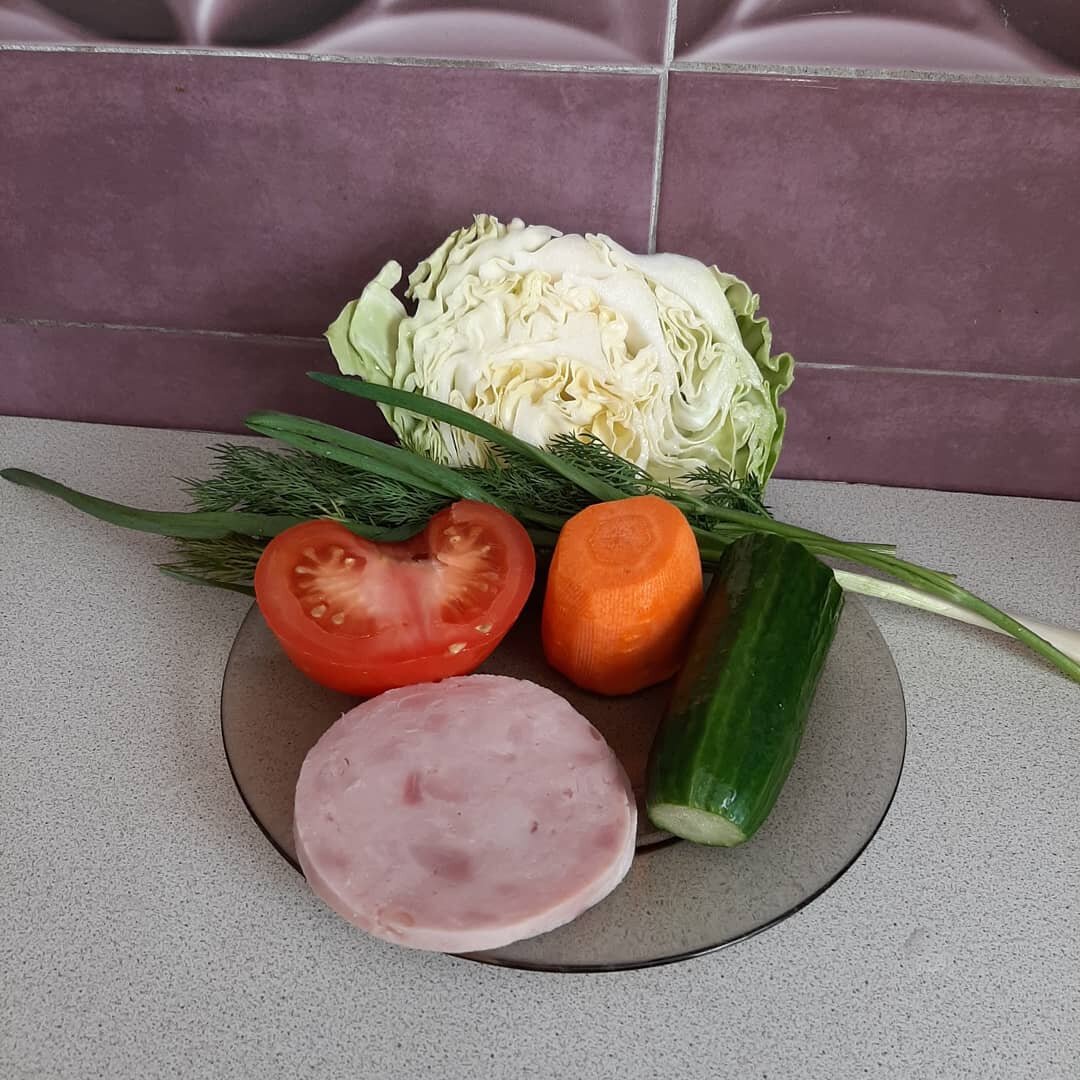 Игредиенты для салата