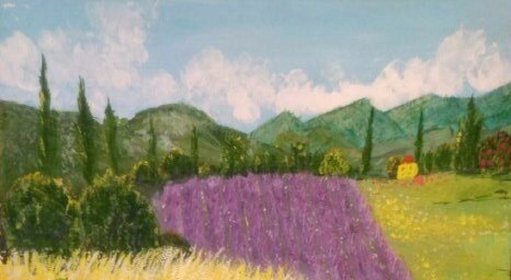 Лучше всего получились облака и небо