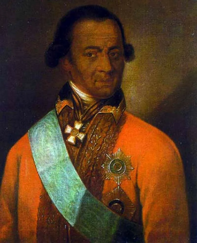 Любимец и крестник Петра Великого Абрам Петрович Ганнибал