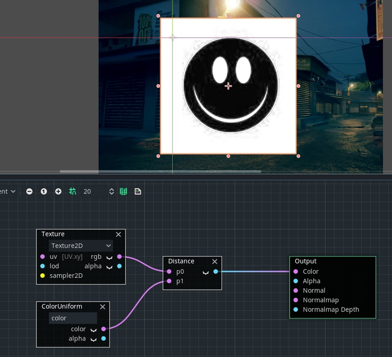 в качестве цвета я указал желтый 