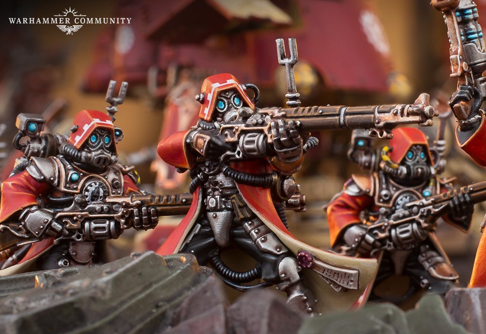 Скитарии с гальваническими винтовками