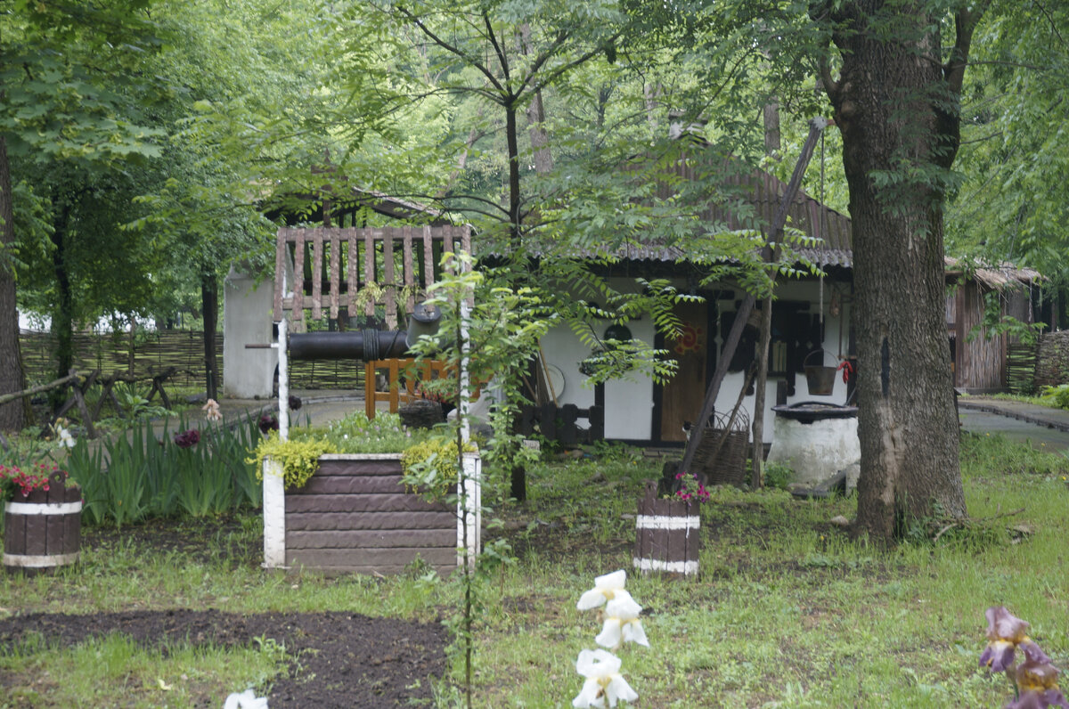 Начало маршрута. Вид на казачью хату. Май 2021
Фото автора статьи