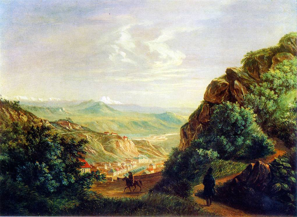 М. Ю. Лермонтов "Пятигорск" (масло, 1837)