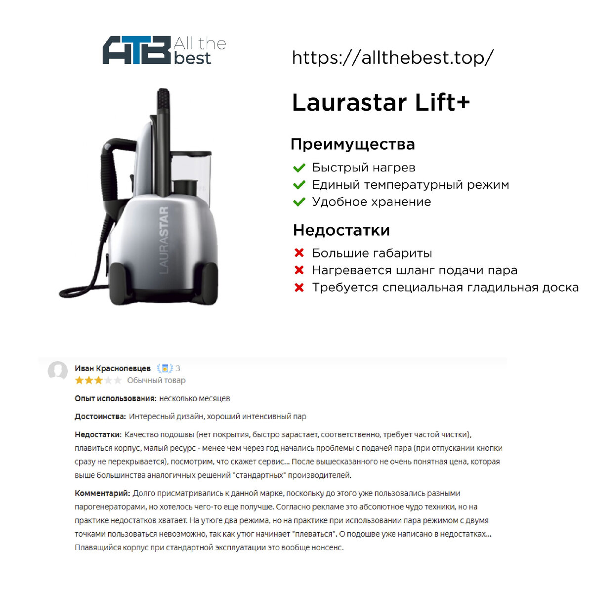 Laurastar Lift+