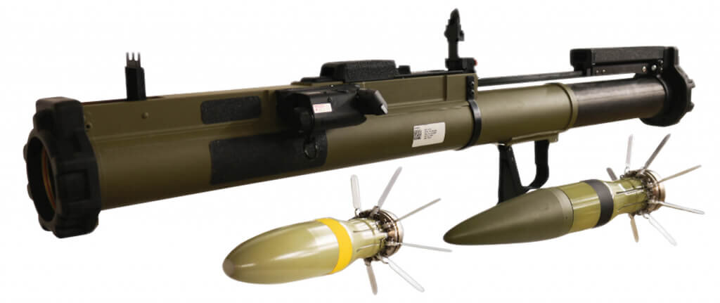 Одноразовый гранатомёт M72 FFE с гранатами различного назначения