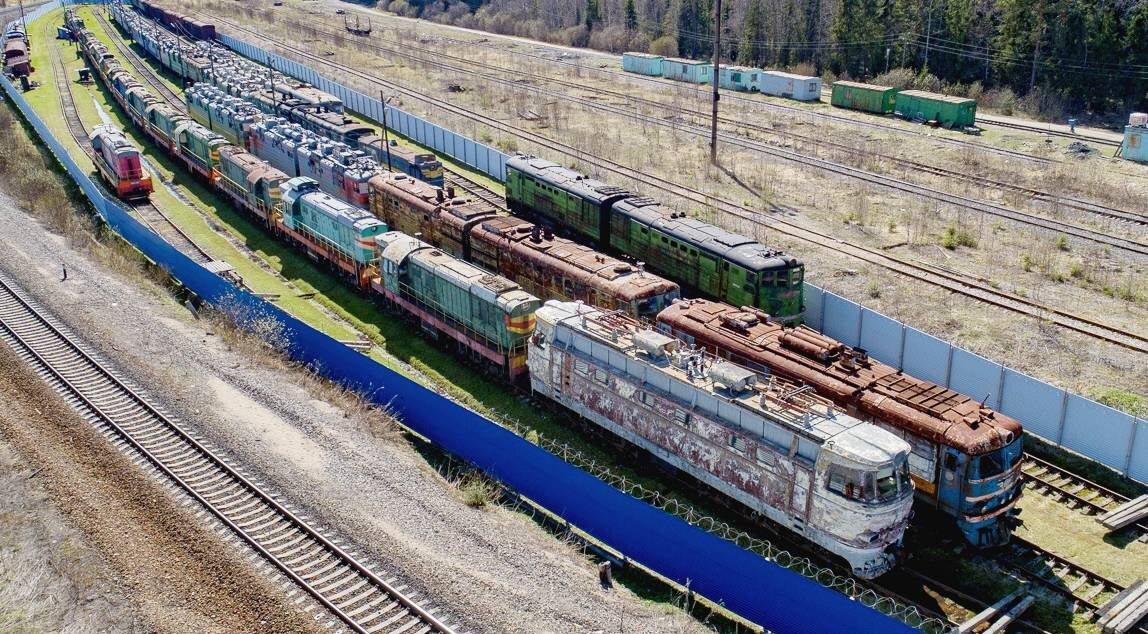 База запаса Ермолино летом.  Фото Parovoz.com.