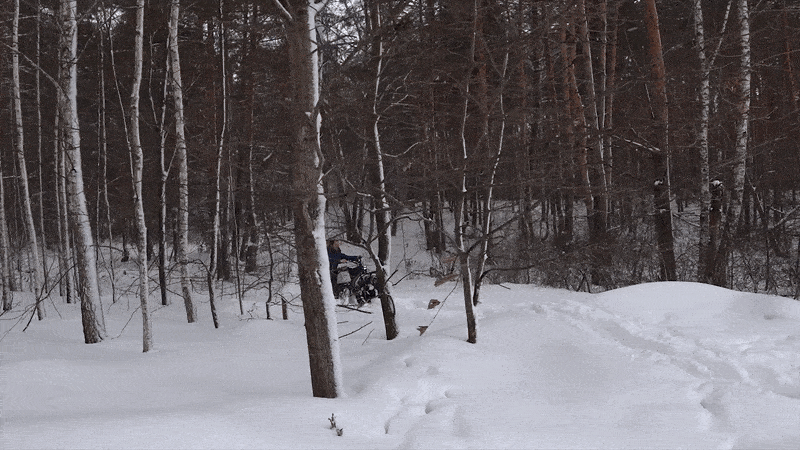 Езда по глубокому снегу