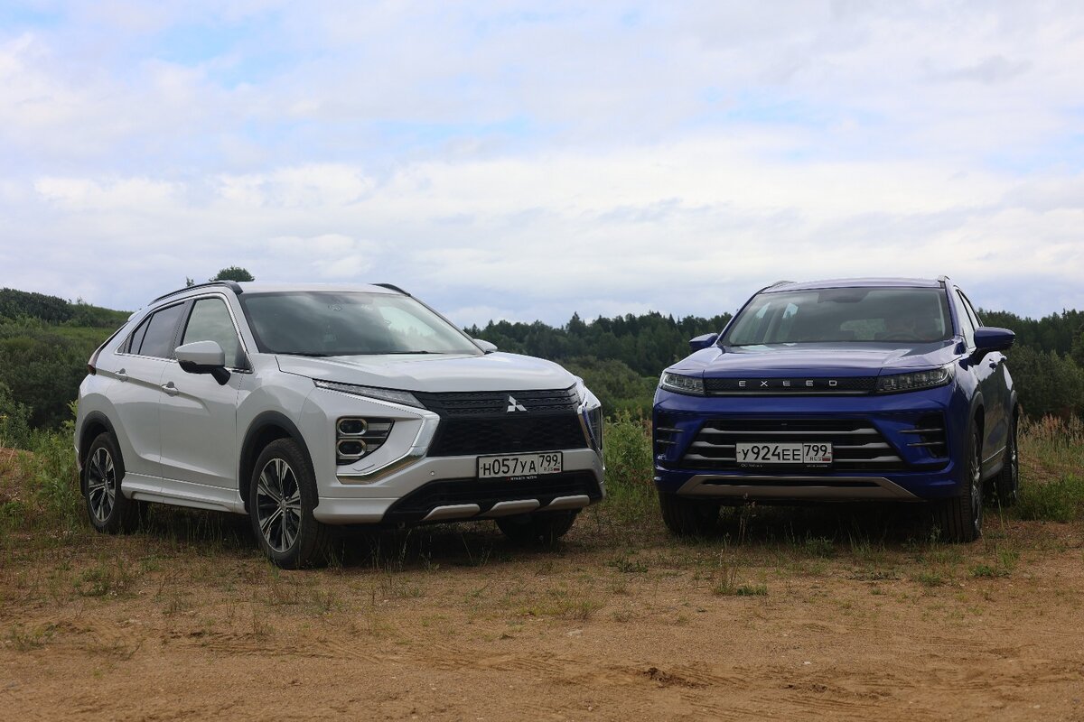 Mitsubishi Eclipse Cross против Exeed LX: оба с Востока, но ценности разные.