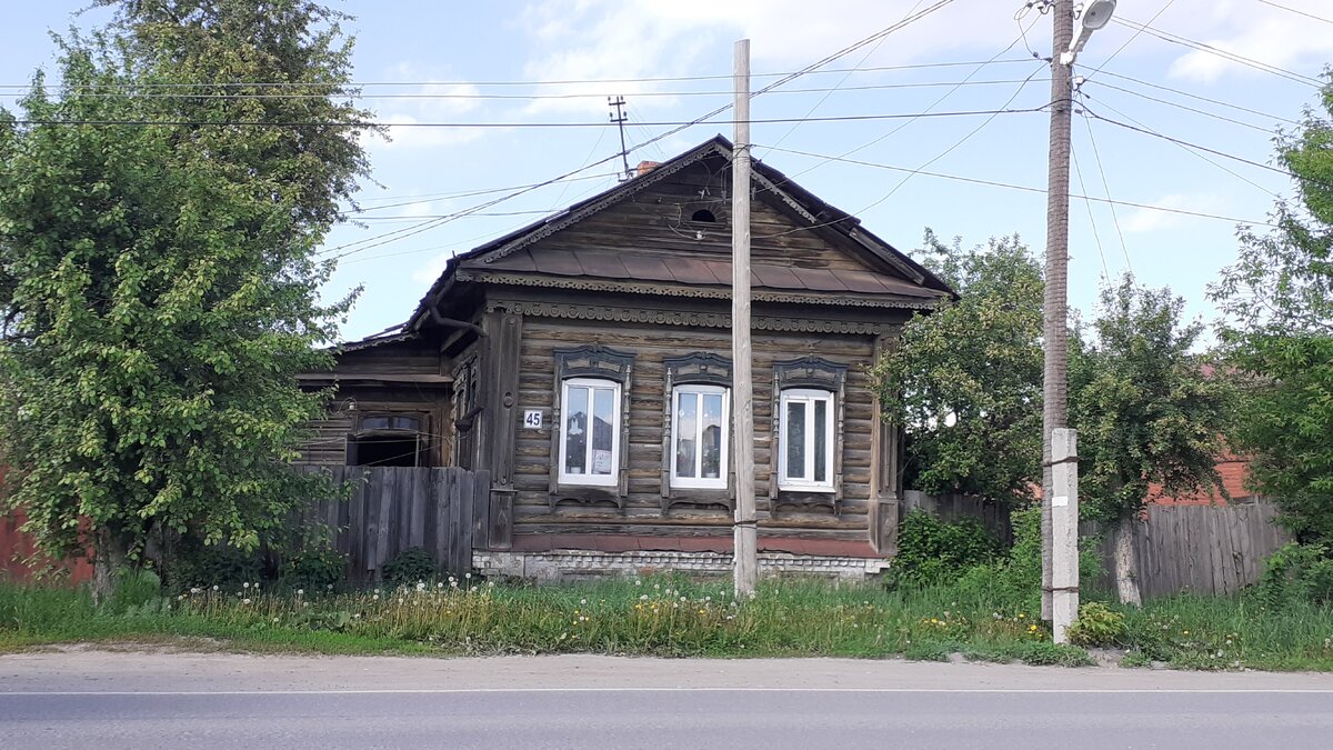 Дом почётного гражданина Камышлова Н.Ф. Мусихина. Фото 2022 г.