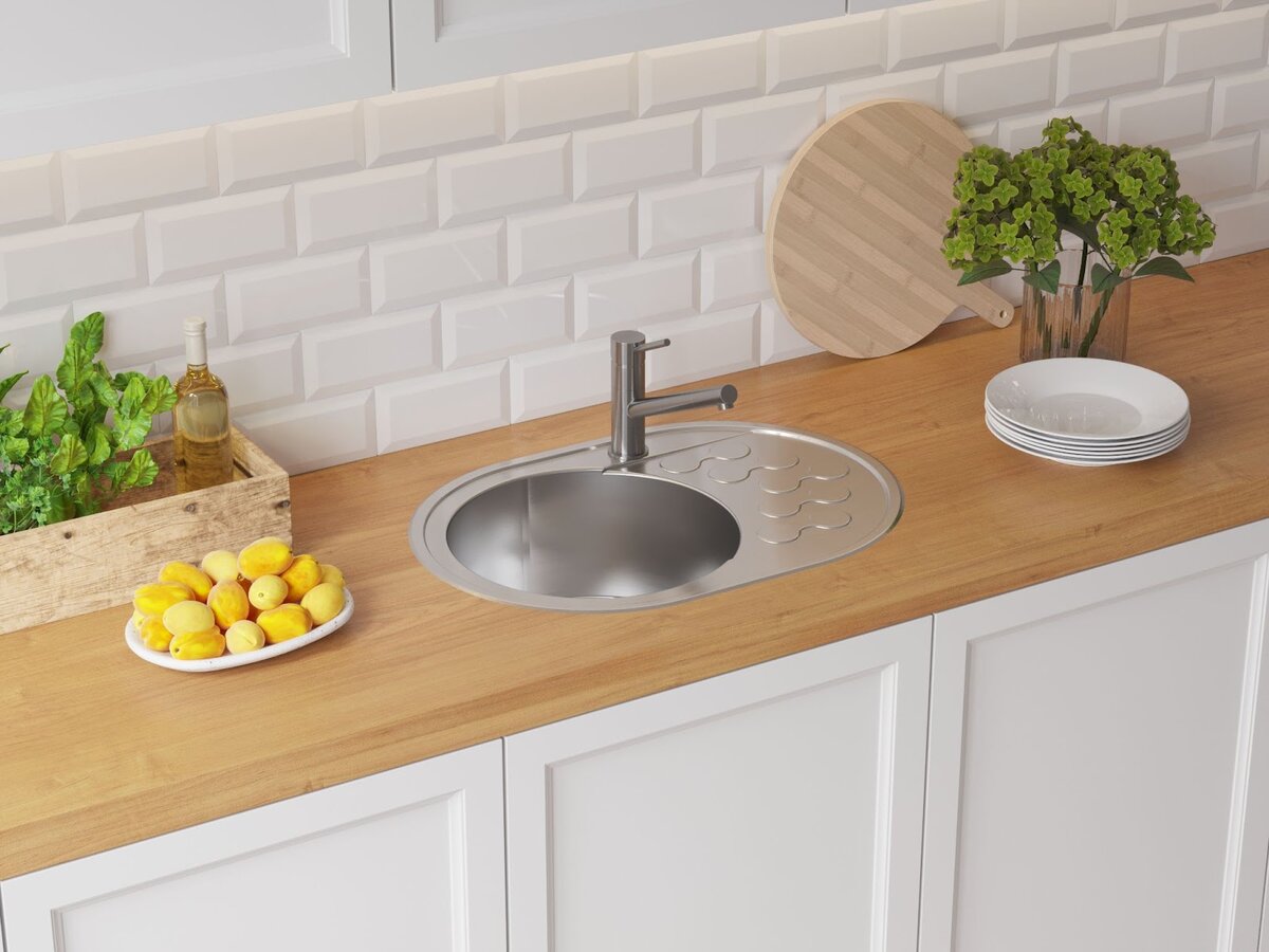 Мойка Kasumigaura 65 IN и смеситель Aogashima BN