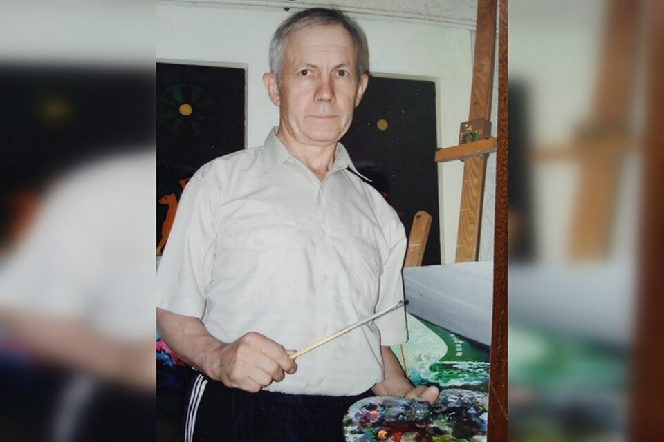     За работой у мольберта. ФОТО: предоставлено героем публикации