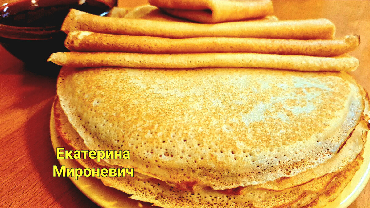 Блины на завтрак быстро и вкусно