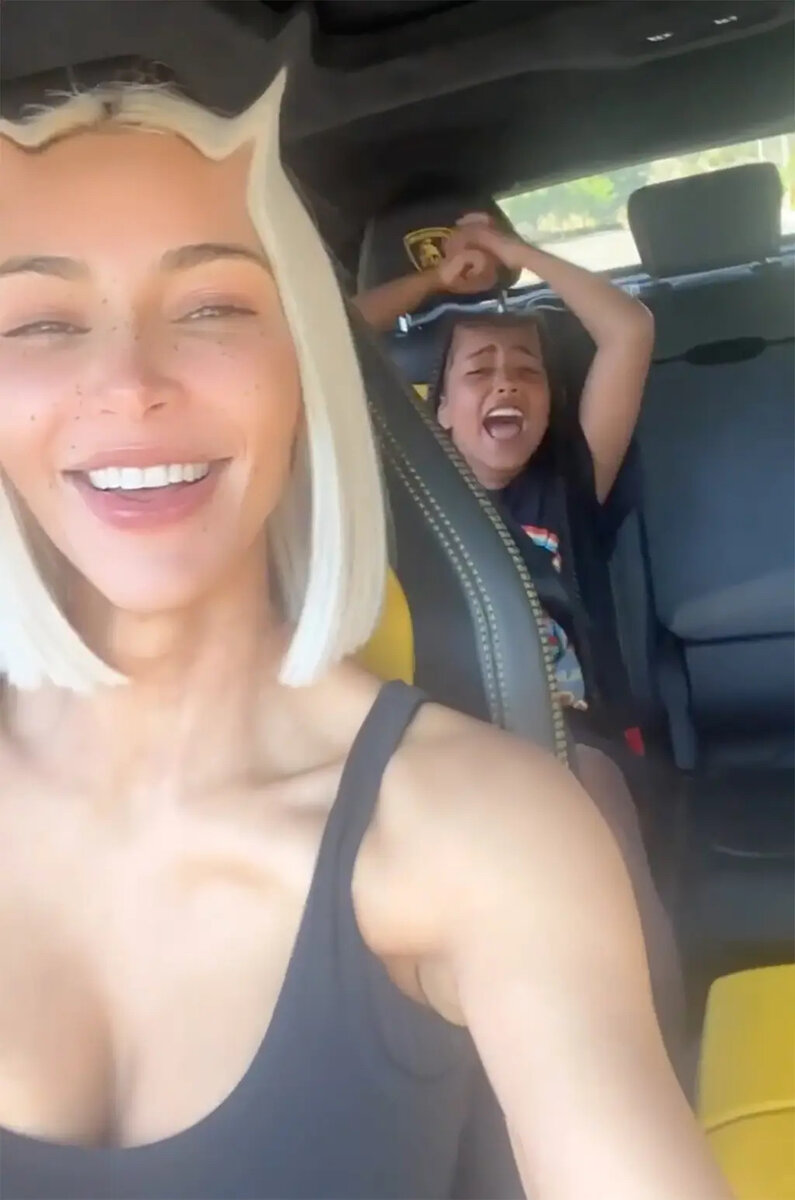 Ким Кардашьян с дочерью Норт