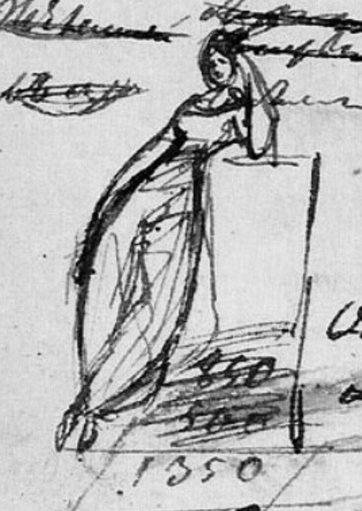 Рисунок А. С. Пушкина (1828) Закревская А. Ф.