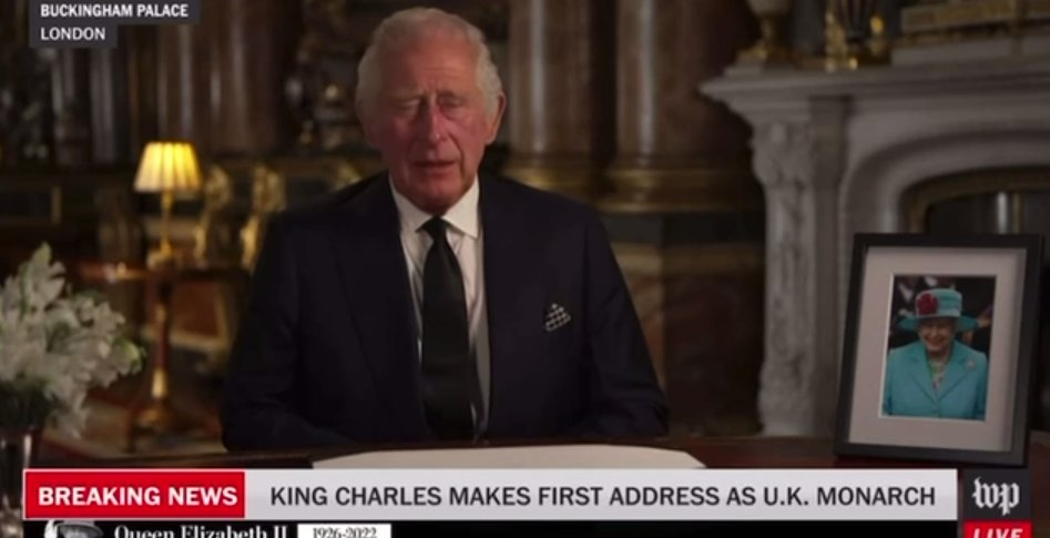 Обратите внимание на подпись: KING CHARLES