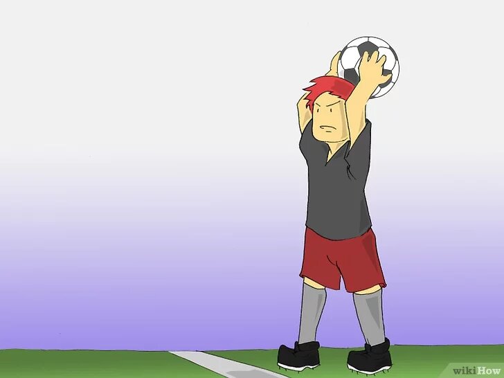 1Изучите правила. Футбольные правила довольно просты. Единственное правило, которое может оказаться сложным в понимании – это правило вне игры. Остальные правила довольно несложные. Вот их краткое описание:
Мяча нельзя касаться руками. Это называется "игра рукой".Если игра рукой происходит в вашей штрафной площадке, то ваша команда получает право пробить пенальти. Если игра рукой была выполнена нарочно, игрока могут удалить с поля.

Никаких отчаянных подкатов. Это нарушение.Если вы нарушите правила вне собственной штрафной площади, то команда-противник будет выполнять свободный удар.
Если же вы нарушаете правила в своей штрафной площади, то команда-противник будет пробивать пенальти.
Если нарушение было не слишком серьезным, но заметным, то вы можете получить желтую карточку. Рассматривайте ее как строгое предупреждение. Две желтые карточки превращаются в красную.
Если нарушение было очень опасным, вы можете получить красную карточку. Одной красной карточки достаточно, чтобы вас удалили с поля без права возврата до конца матча. То же самое правило работает в том случае, если вы получили две желтые карточки.

Вбрасывание нужно выполнять двумя руками, держа их за головой и стоя обеими ногами на земле.