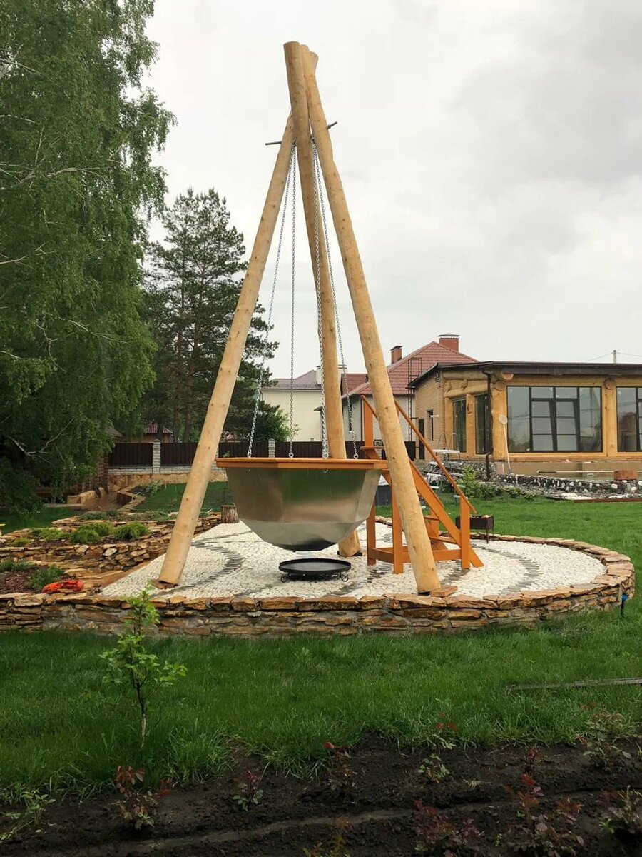 Сибирский Банный Чан на Брёвнах у клиента