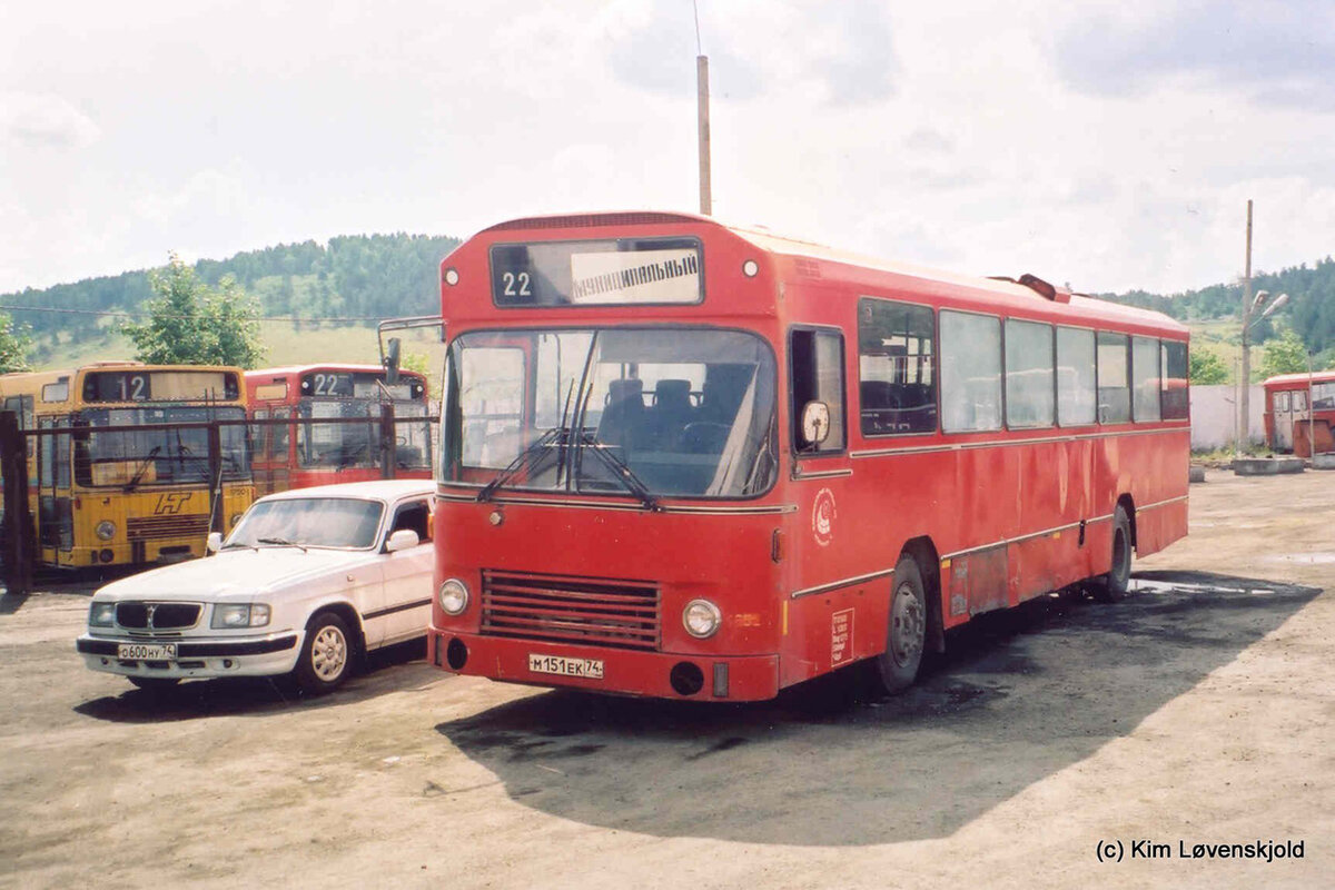 Единственный DAB поступивший на баланс автотранспортного предприятия Сатки. Автор фото: KimB10M. 2004 год