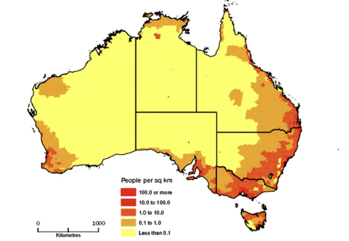 Расселение в Австралии